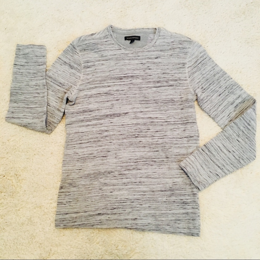 Men’s Banana Republic Marled Knit Crew Pullover